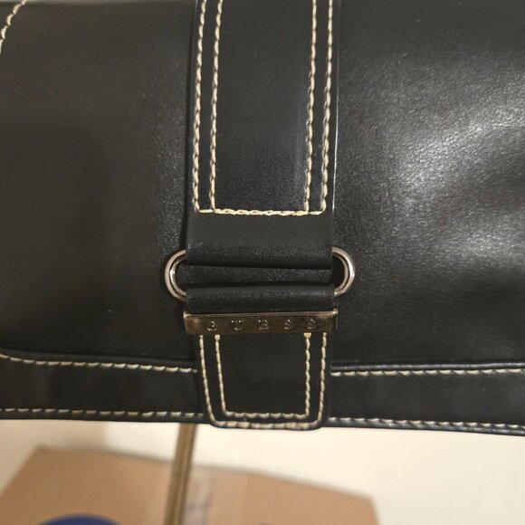 Black Guess Pocketbook with buckle - Picture 2 of 6
